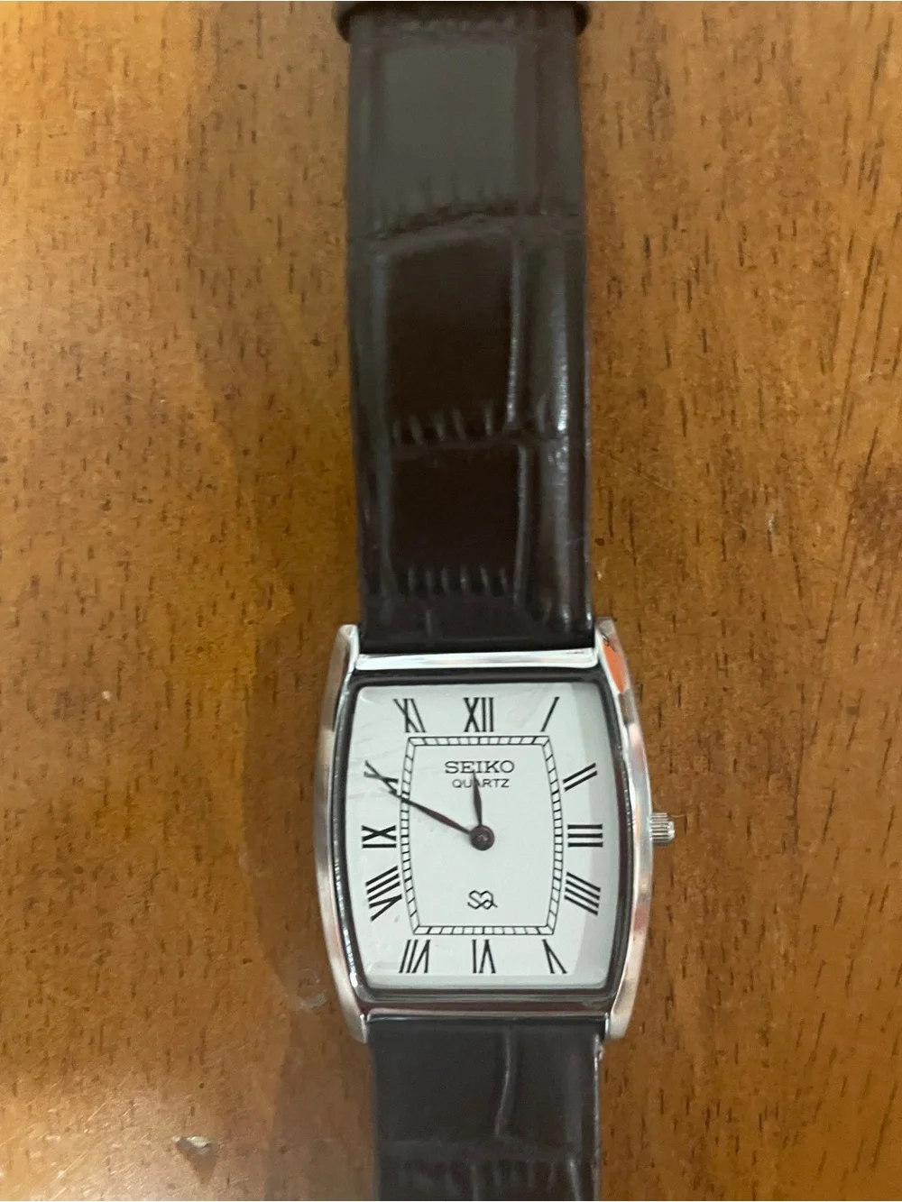 Seiko Barrel Tank Quartz Watch- running